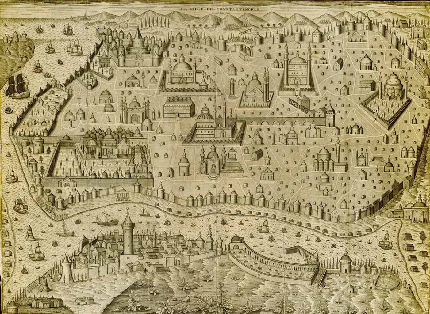 Карта мира 1654